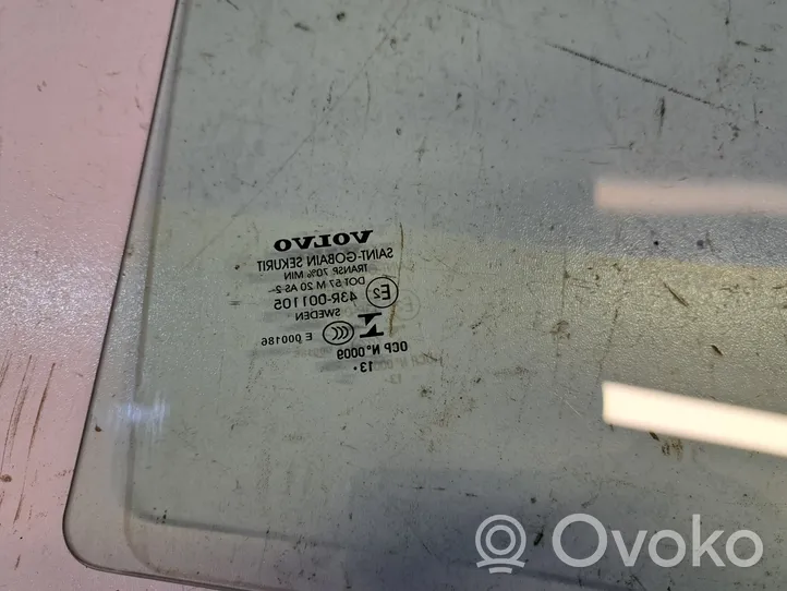 Volvo S60 Rear door window glass 31385417