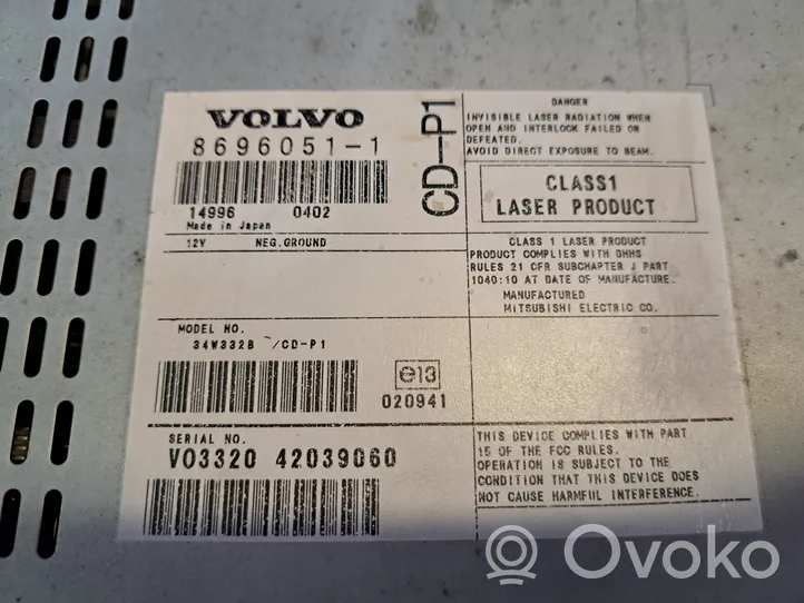 Volvo S40 CD/DVD чейнджер 8696051