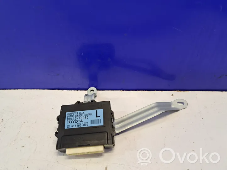 Lexus RX 450H Module de commande rétroviseur latéral 8943048050