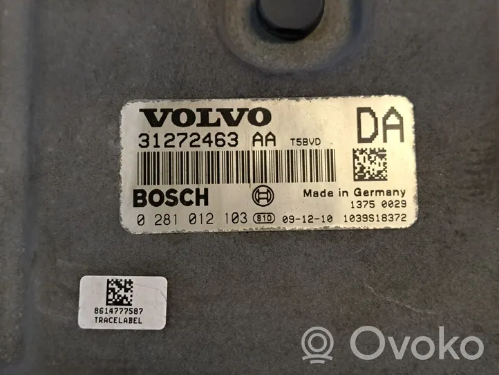 Volvo XC90 Centralina/modulo del motore 31272463