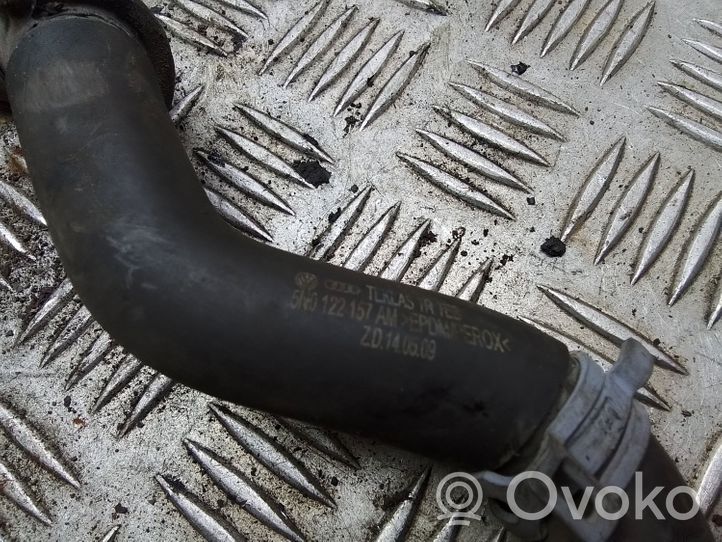 Volkswagen Tiguan Durite de refroidissement tube 5N0122157AM