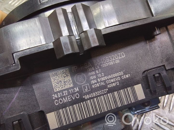 Citroen Jumpy Interruptor/palanca de limpiador de luz de giro 98459320ZD