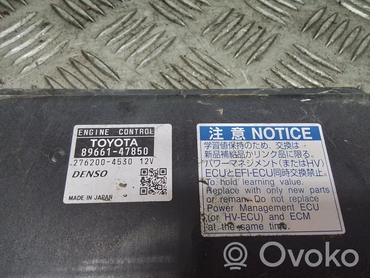 Toyota Prius+ (ZVW40) Variklio valdymo blokas 8966147850