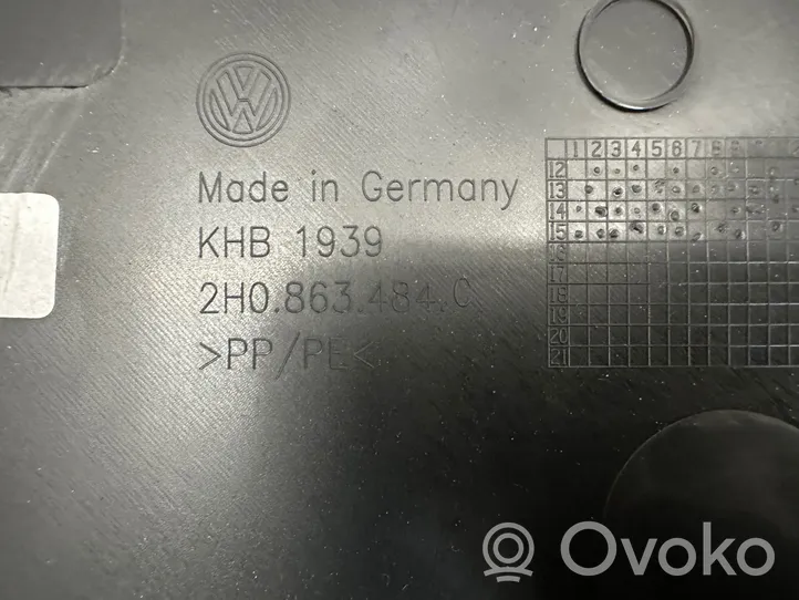 Volkswagen Amarok Copertura del rivestimento del sottoporta anteriore 2H0863484C
