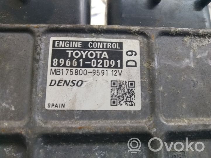 Toyota Auris 150 Engine control unit/module 8966102D91