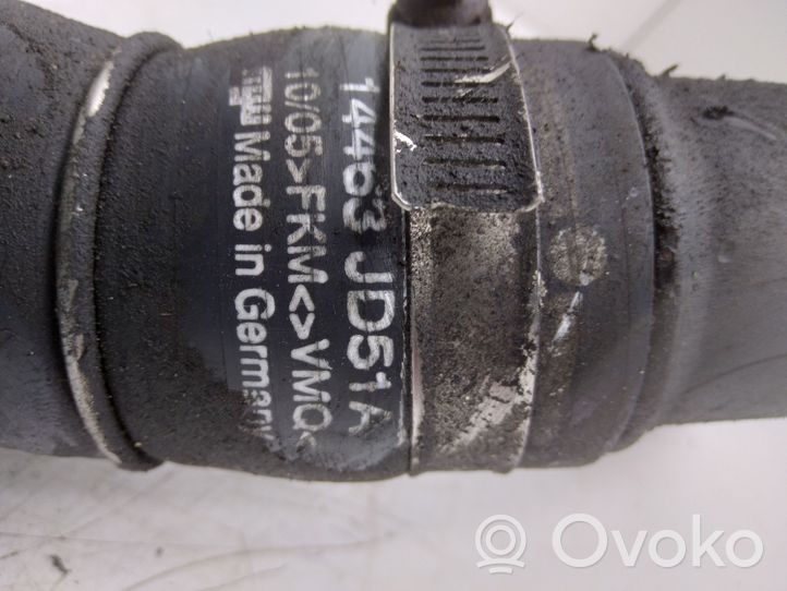 Nissan Qashqai Tube d'admission de tuyau de refroidisseur intermédiaire 14463JD51A