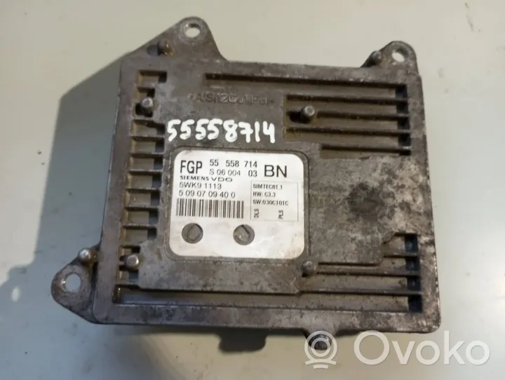 Opel Vectra C Calculateur moteur ECU 55558714