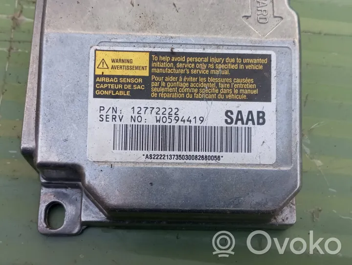 Saab 9-3 Ver2 Module de contrôle airbag 12772222