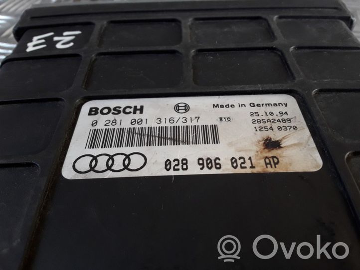 Volkswagen PASSAT B4 Calculateur moteur ECU 028906021AP