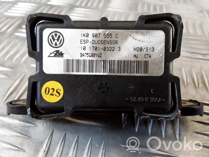 Volkswagen Touran I Czujnik przyspieszenia ESP 1K0907655C