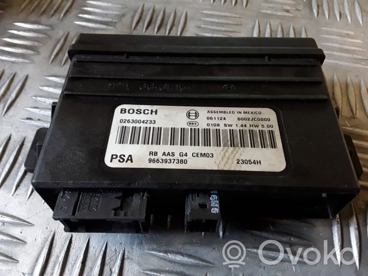 Citroen C4 Grand Picasso Sterownik / Moduł parkowania PDC 9663937380