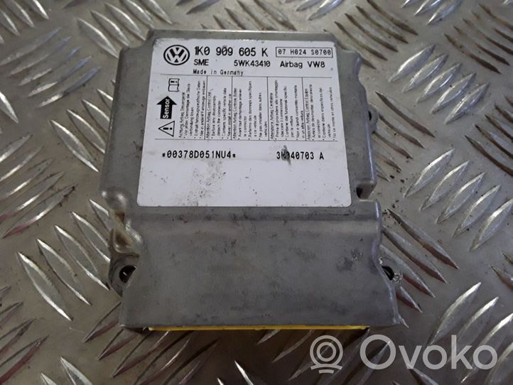 Skoda Octavia Mk2 (1Z) Airbag control unit/module 1K0909605K