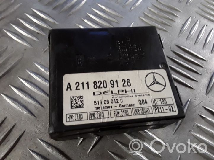 Mercedes-Benz C W203 Boîtier module alarme A2118209126