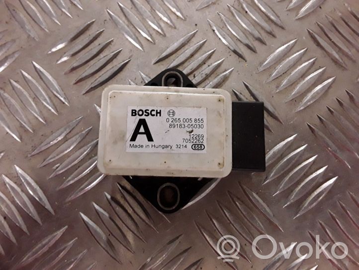 Toyota Avensis T270 Sensore di imbardata accelerazione ESP 0265005855