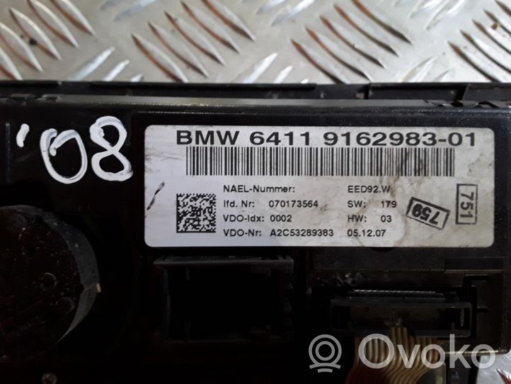 BMW X3 E83 Ilmastoinnin ohjainlaite 6411916298301