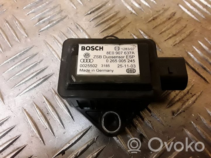 Audi A4 S4 B6 8E 8H Sensore di imbardata accelerazione ESP 8E0907637A