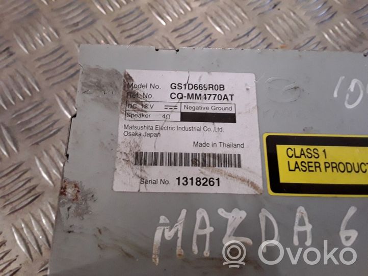 Mazda 6 Radija/ CD/DVD grotuvas/ navigacija GS1D669R0B