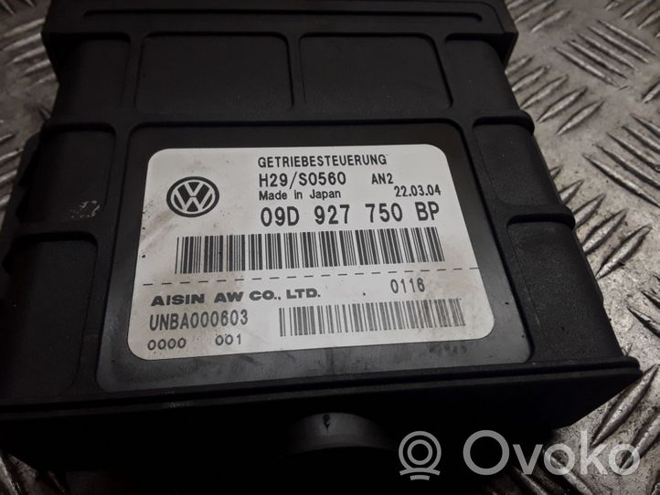 Volkswagen Touareg I Vaihdelaatikon ohjainlaite/moduuli 09D927750BP