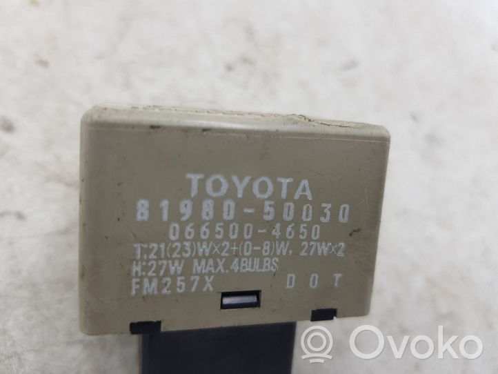 Toyota Avensis Verso Przekaźnik wskaźnika 8198050030