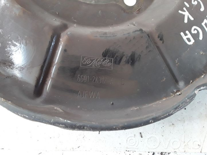 Ford Kuga I Couvercle anti-poussière disque de plaque de frein arrière 6G912K317AC