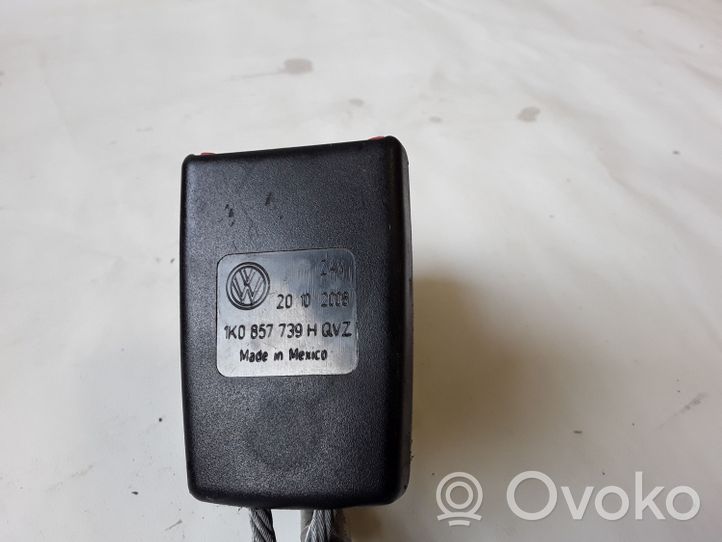 Seat Leon (1P) Klamra środkowego pasa bezpieczeństwa fotela tylnego 1K0857739H