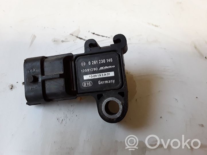 Opel Meriva B Capteur de pression d'air 0261230146