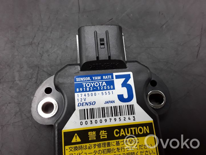 Toyota Urban Cruiser (XP110) Sensore di imbardata accelerazione ESP 8918312050