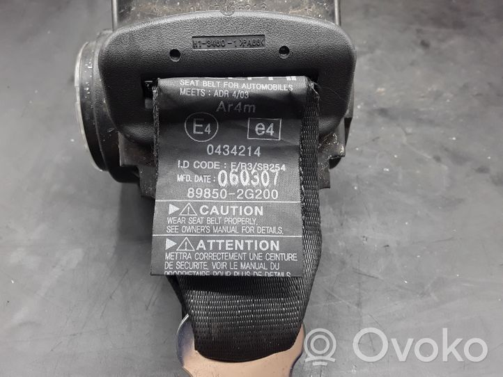 KIA Magentis Ceinture de sécurité arrière centrale (siège) 898502G200