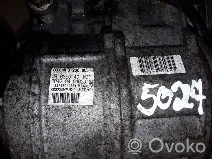 Audi A8 S8 D4 4H Compressore aria condizionata (A/C) (pompa) 4H0280805