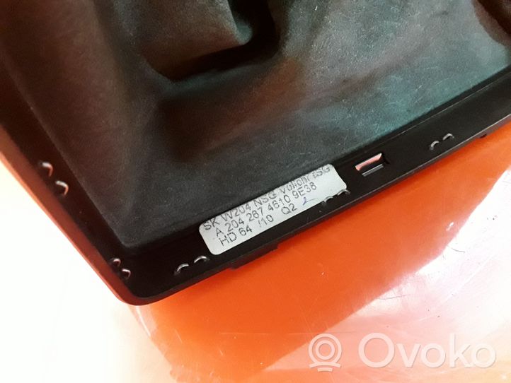 Mercedes-Benz C W204 Rivestimento in pelle/manopola della leva del cambio A2042674610