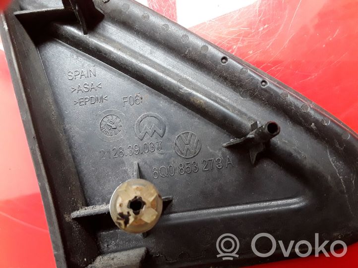 Volkswagen Polo IV 9N3 Veidrodėlio plastikinė apdaila 6Q0853273A