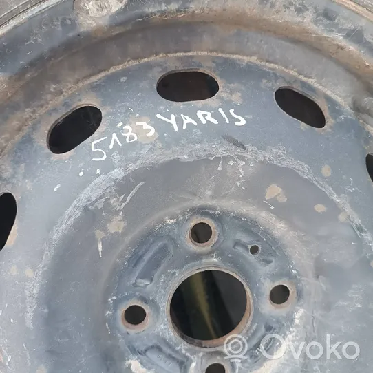 Toyota Yaris R 15 plieninis štampuotas ratlankis (-iai) 3908
