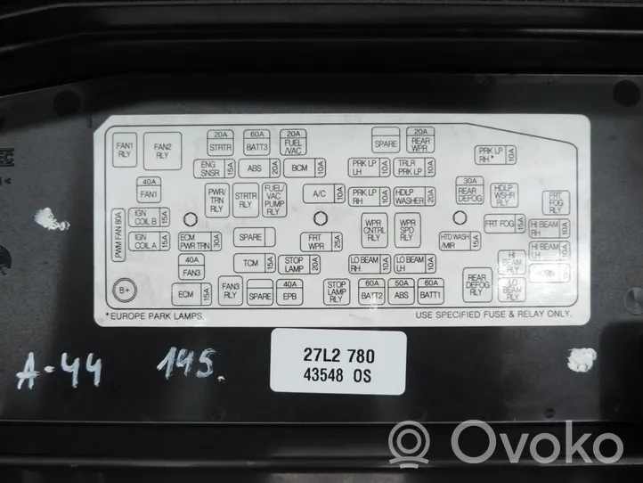 Opel Antara Fuse box cover 20956804