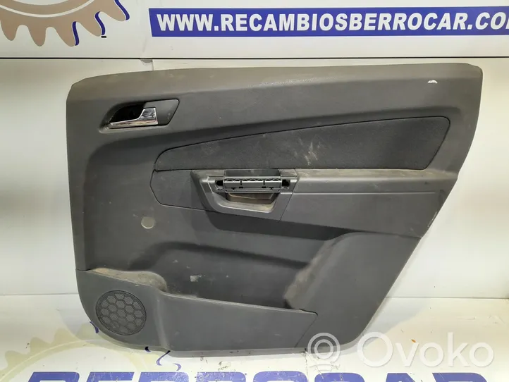 Opel Zafira B Rear door card panel trim 