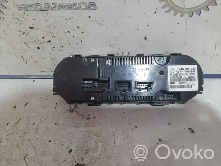 Mercedes-Benz A W176 Centralina del climatizzatore A4479001508