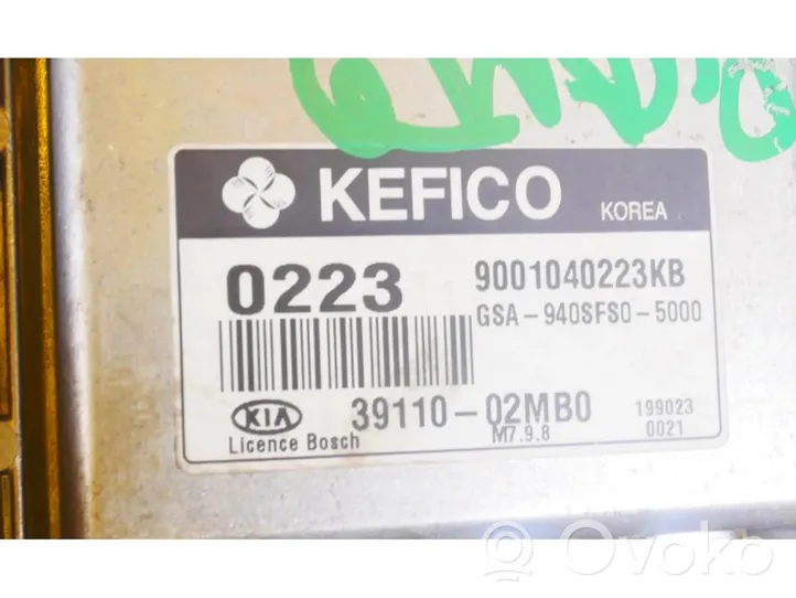 KIA Picanto Calculateur moteur ECU 3911002MB0