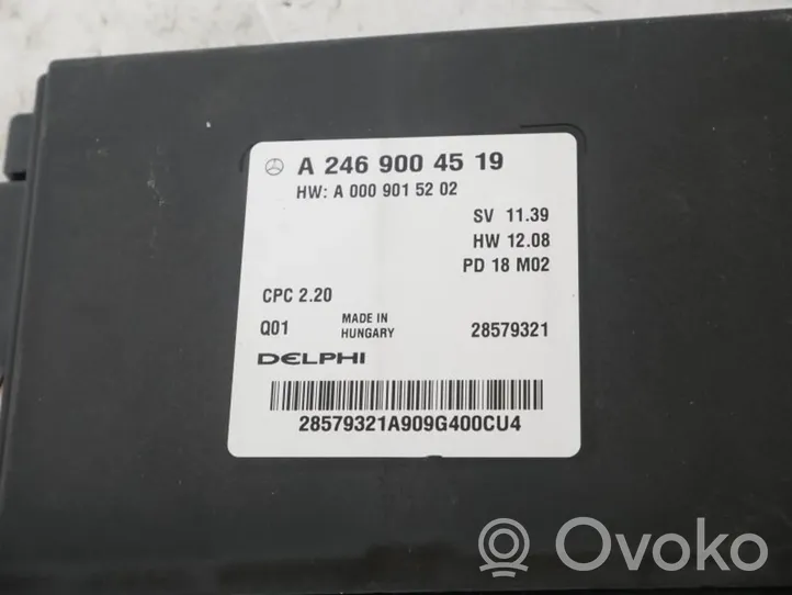 Mercedes-Benz B W246 W242 Module de contrôle de boîte de vitesses ECU A2469004519