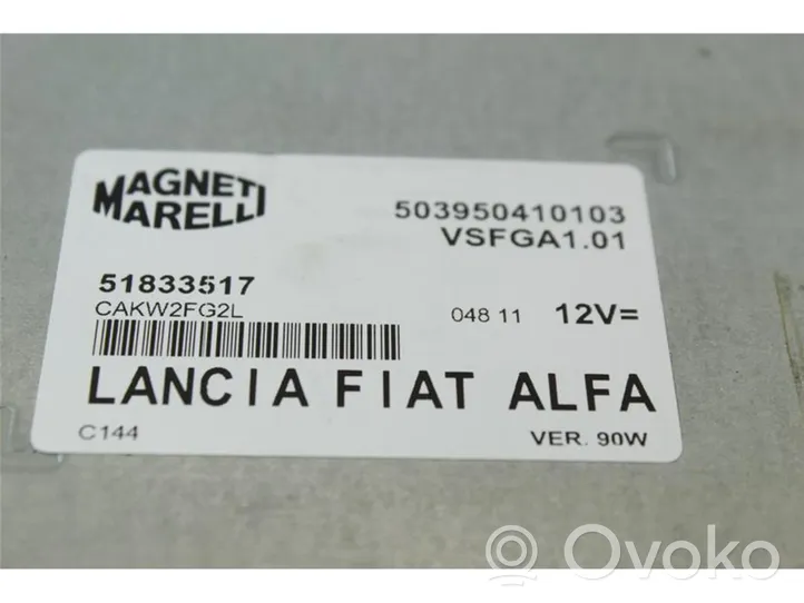 Fiat Idea Calculateur moteur ECU 51833517