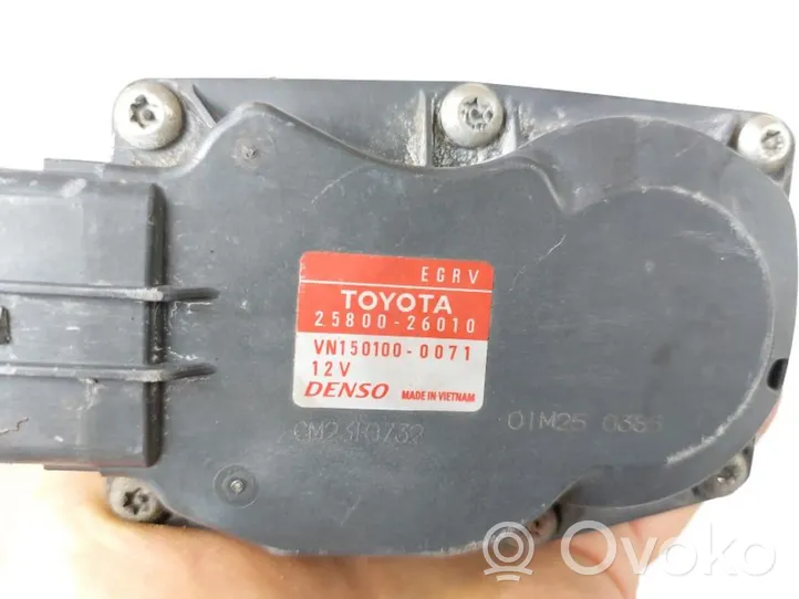 Toyota RAV 4 (XA30) EGR-venttiili 2580026010