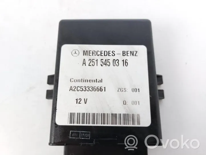 Mercedes-Benz R W251 Calculateur moteur ECU A2515450316