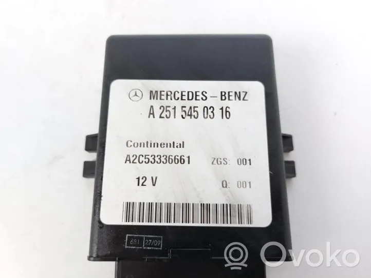 Mercedes-Benz R W251 Centralina/modulo del motore A2515450316