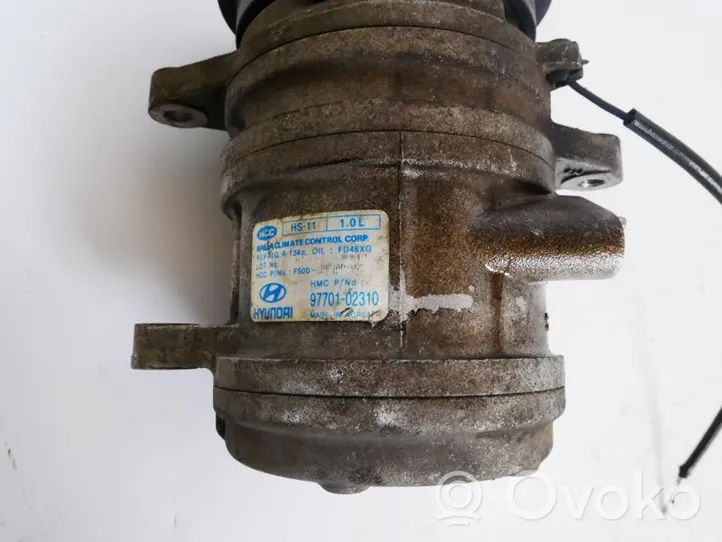 Hyundai Atos Classic Ilmastointilaitteen kompressorin pumppu (A/C) 9770102310