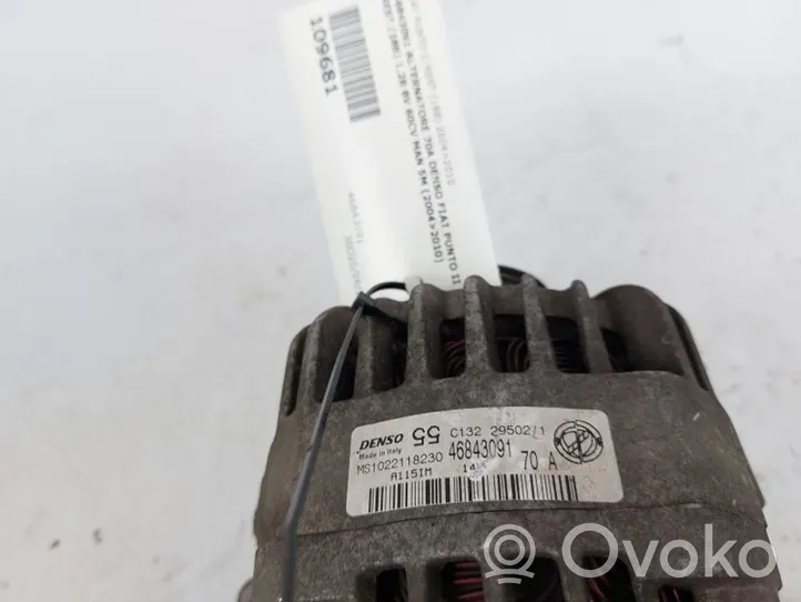 Fiat Punto (199) Alternator 46843091