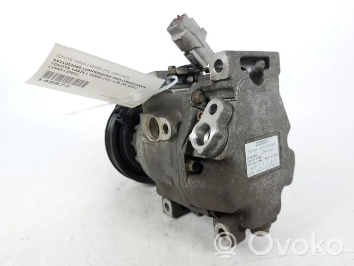 Toyota Yaris Verso Kompresor / Sprężarka klimatyzacji A/C 4421002060