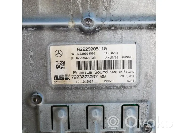 Mercedes-Benz C AMG W205 Calculateur moteur ECU A2229005110