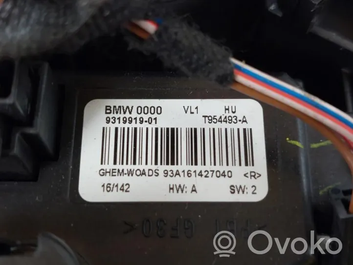 BMW 3 F30 F35 F31 Carcasa de montaje de la caja de climatización interior 931991901
