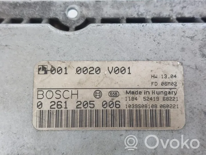 Smart ForTwo I Sterownik / Moduł ECU 0261205006