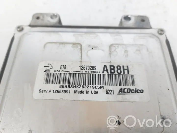 Opel Adam Variklio valdymo blokas 12668991