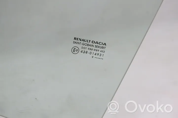 Dacia Sandero Etuoven ikkunalasi, neliovinen malli 43R014931