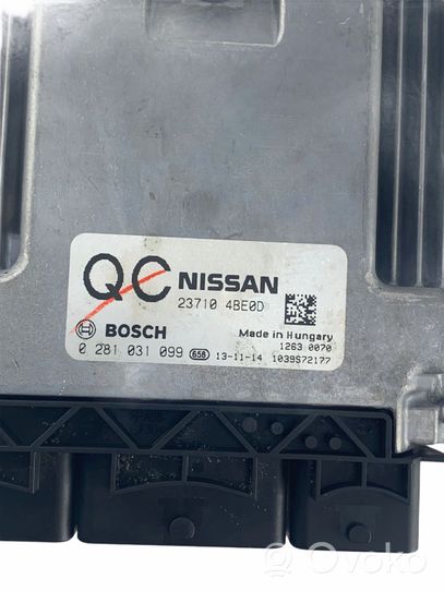 Nissan X-Trail T32 Engine control unit/module ECU 237104BE0D